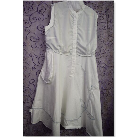 Unique Vintage Womens Plus Size 2X 18 Academia Rockabilly Collared Poodle Skirt - Picture 13 of 13